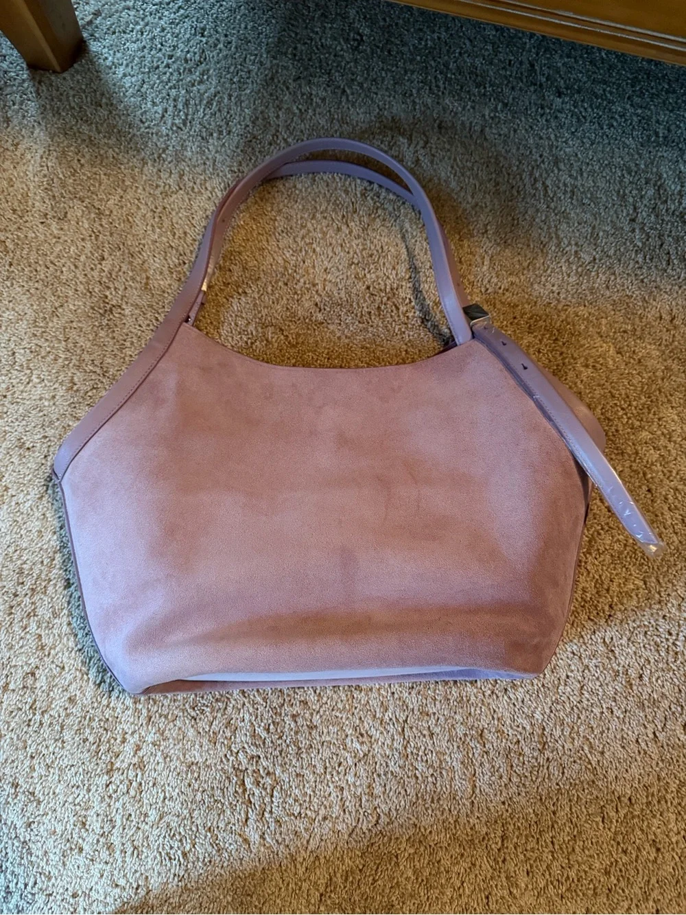 NWT Kate Spade large suede Deco